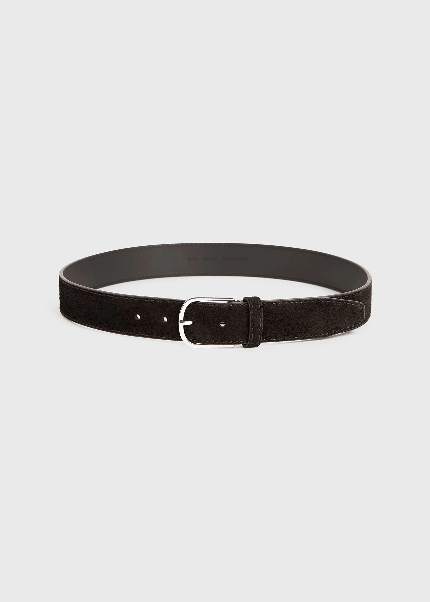 Wide trouser belt espresso