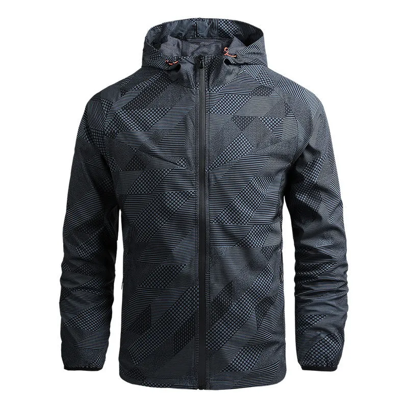 Windproof Jacket Men Waterproof Breathable Parka Brand Casual Sports