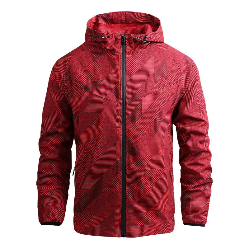 Windproof Jacket Men Waterproof Breathable Parka Brand Casual Sports