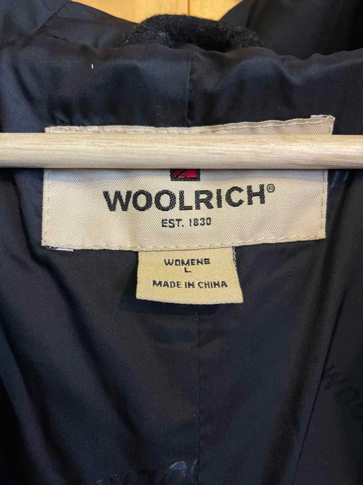 Women Size Large Woolrich Black Women's Winter Jacket