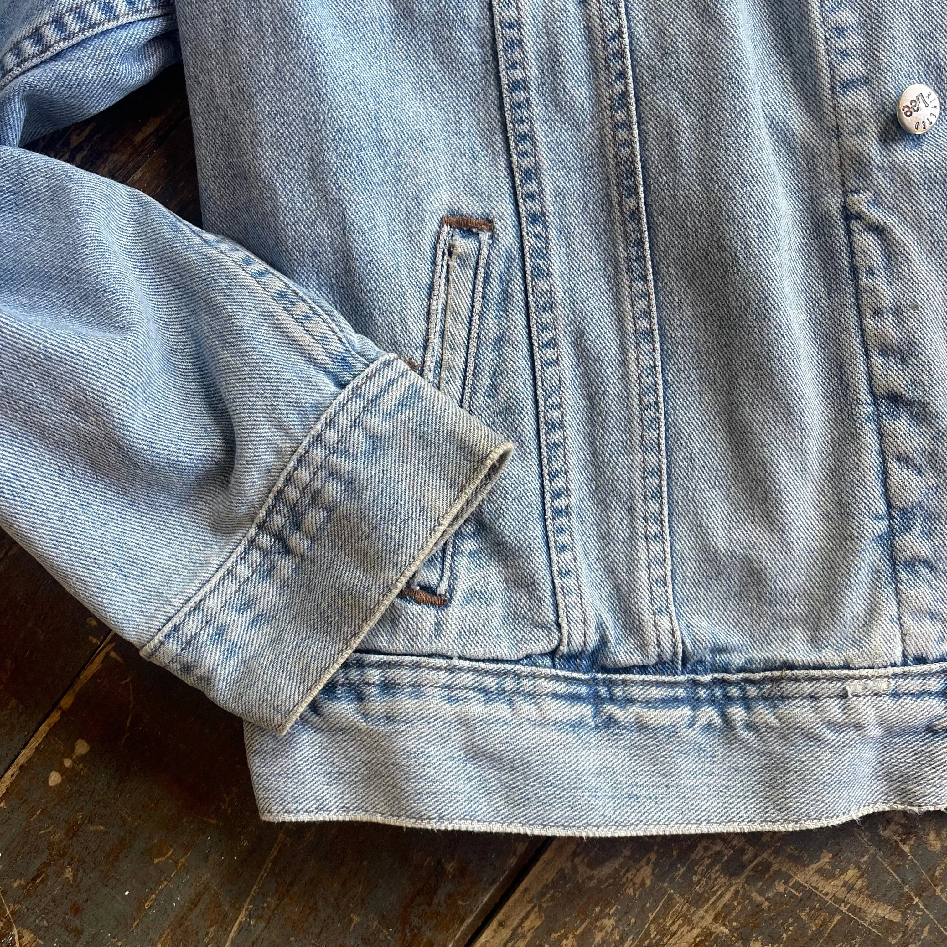 XL Lee Light Blue Denim Jacket